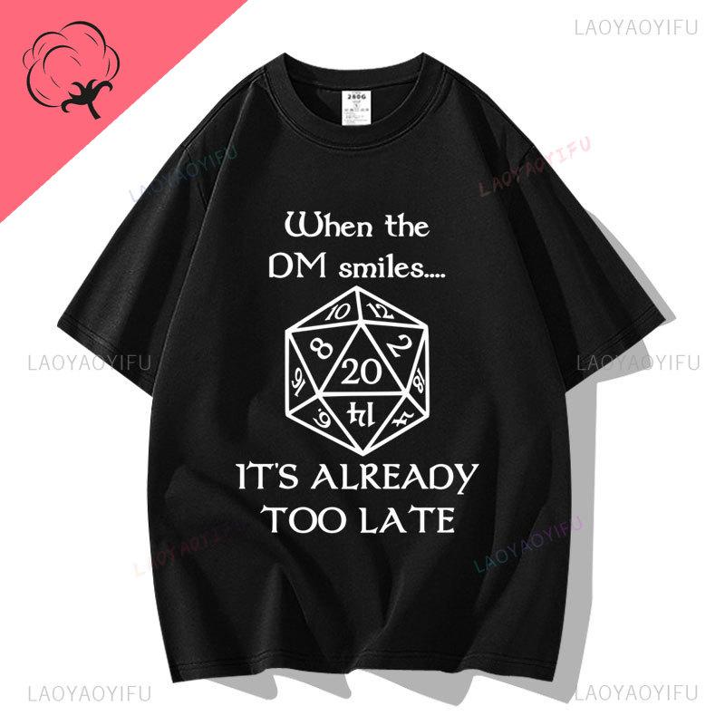 Camiseta Board Game Roll Dice Gaming Shirt Lets Roll Rpg Dice Camisa 100 Cotton Graphic T Shirts Unisex Clothing Unisex Y2k Tees