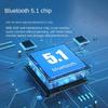 New TWS Wireless 5.3 Touch Bluetooth Headset Double -in -ear, LED Number Showing Movement