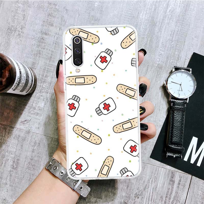 Смешной Чехол для Телефона Медсестра Доктор Медицина Для Xiaomi Redmi Note 15 14 13 12S 12 Pro Plus 11S 11E 11 11T 10S 10 Арт Мягкий Узор Cov
