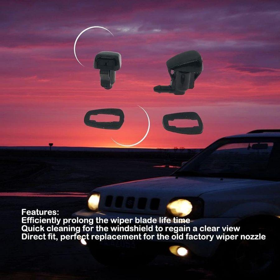 Pack of 2 Windshield Washer Sprayer Nozzle Kit for 2004-2010 Sienna Replace O