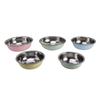 5pcs Stainless Steel Mixing Bowl Set Round Nesting Bowls Multifunctional Metal Serving Bowls Kitchen