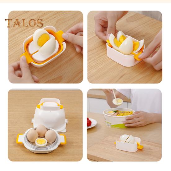 Пароварка для яиц, 4 полости, машина для приготовления яиц, микроволновая печь, яйцеварка для микроволновых печей, яйцеварка для быстрого приготовления завтраков