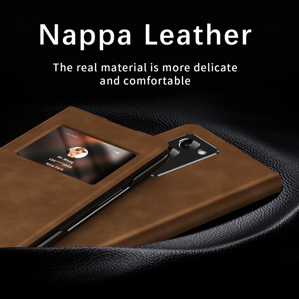 Anti -Scratch Fashion Full Body Leather Case For Samsung Galaxy Z Fold 4 5g Fold4 Fold3 Fold2 Fold 2 3 Zfold4 Fold4 Phone Cases