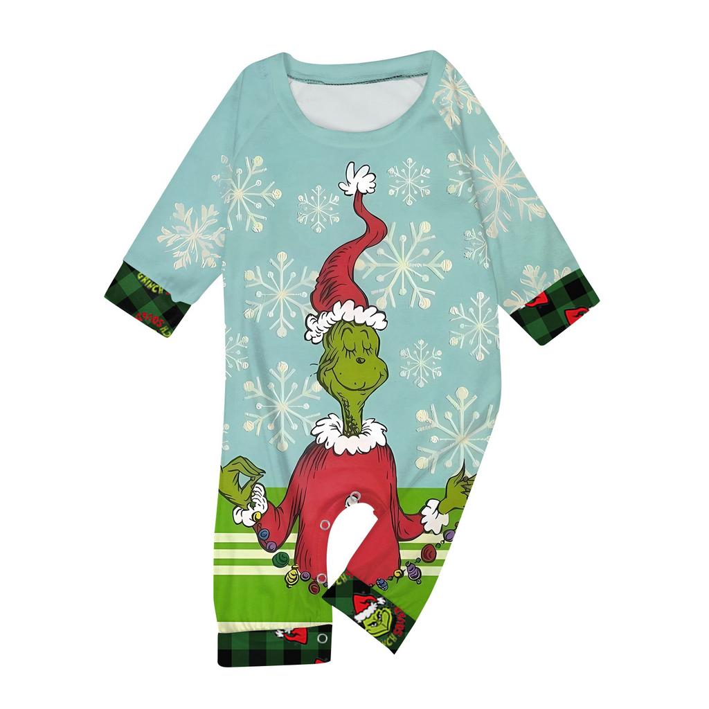 Комплект из топа и брюк с рождественскими принтами для всей семьи Одинаковые комплекты для всей семьи