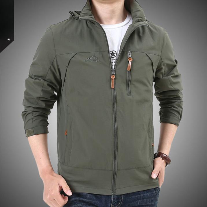 Осенняя мужская куртка-карго с капюшоном, ветровка, пальто для пешего туризма, рыбалки, тактическая мужская одежда, дышащие куртки-бомберы