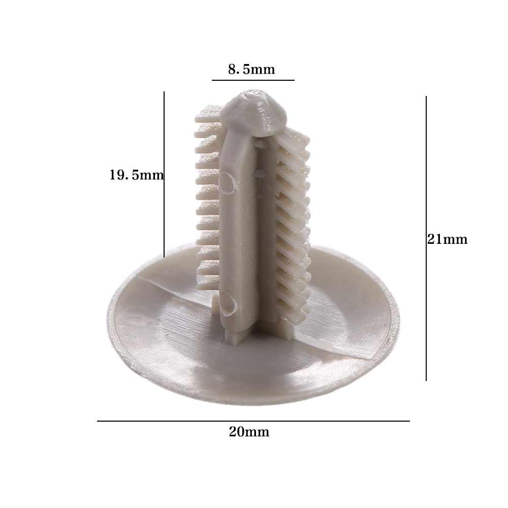 20Pcs ABS Fixing Screw Cap Nylon Trim Panel Retainer Car Proof Ceiling Clips  Car Roof Repair Tool