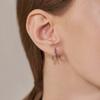 CRANNE 14K Cut Cubic One-Touch Earrings (Gold Filled) C24EGF160