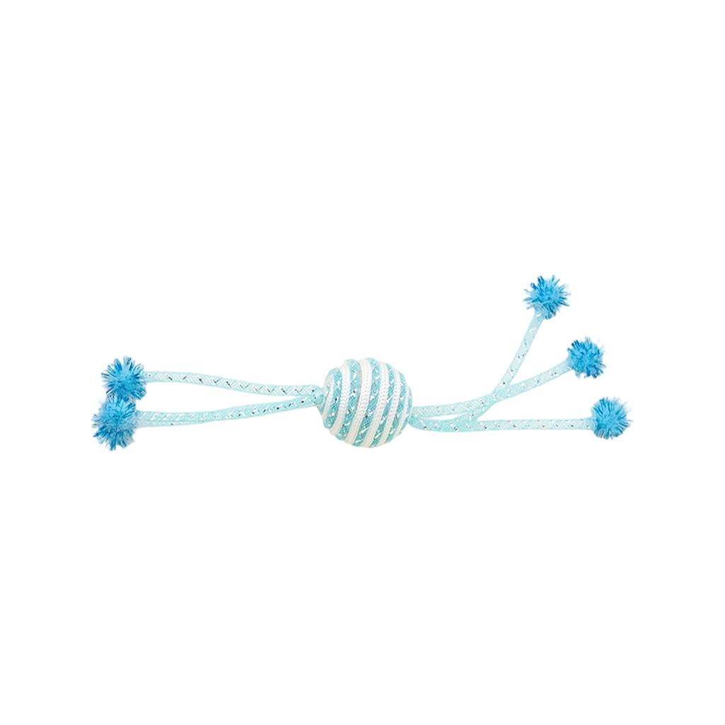 Interactive 6- String Ball Cats Toy With Tassels For Self-Play & Boredom Relief
