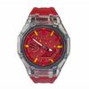 Мужские часы Red Series GA-2100-4A с жидкокристаллическим и аналоговым двойным дисплеем(Watch3--