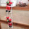 Christmas Santa Pendant Climbing Rope Ladder For Home Shop Decoration Supplies Home Outdoor Christmas 2025 New Year Ornaments