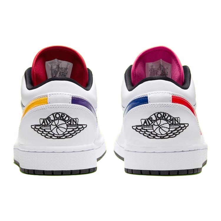Jordan 1 Низкий Белый Мультиколор CW7009-100