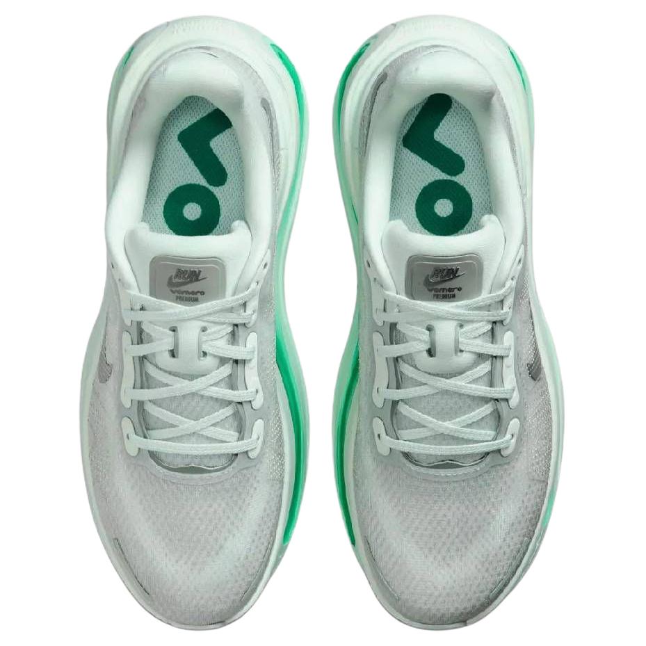 Nike Vomero Premium Почти Зеленые Женские Кроссовки Белый Металлик-Серебристый-Светло-Серебристый-Морское Стекло-Малахит HM5973-300