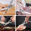 Острые ножницы для куриных костей, кухонные ножницы из нержавеющей стали, многофункциональные ножницы для костей, нож для обвалки из нержавеющей стали, портативный нож для очистки овощей, кухонный инструмент