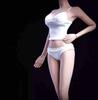 Doll Female Camisole Shorts Set Figure Underwear Inner Lace Black White Set for Base Body not [COOLPIPIT] 1/6 & & (Body included)