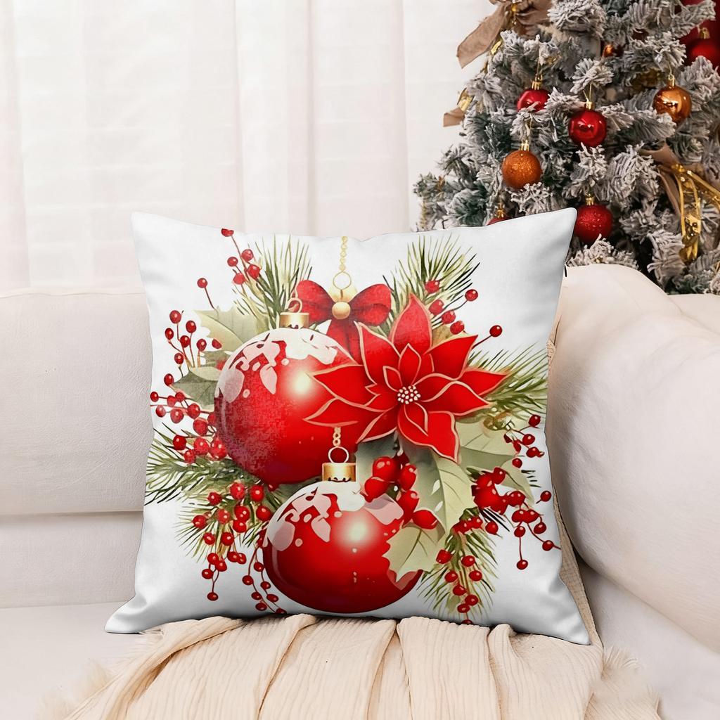 A Festive Barn Pillow CoverSuitable for sofa car bedroom decorative cushion cover pillow cover