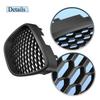 JZVL4 Honeycomb Front Bumper Grill for Seat Leon MK2 1P1 Altea XL Toledo Mk3 2006-2009 Honeycomb Grille Mesh Badgeless Grille
