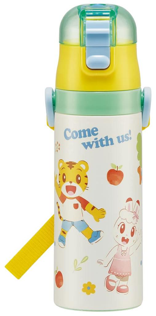 Skater Бутылка для воды 470 мл Shimajiro 23 Нержавеющая сталь Спортивная бутылка Детская SDC4-A