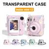 [Film Lab] Instax Mini 12 Transparent Case Camera Protective Case with Strap and Stickers CAA21