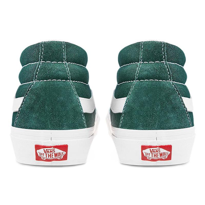 Vans Sk8 Mid Classic Полувысокие Повседневные Скейтбордические Кроссовки Унисекс Зеленые Vans VN0A3WM322K