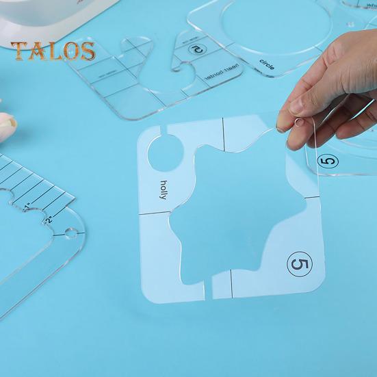 1 комплект акриловых шаблонов для квилтинга, линейка для квилтинга с возможностью свободного перемещения, шаблон для квилтинга своими руками, шаблон для трафарета, промышленная бытовая швейная машина, швейные принадлежности