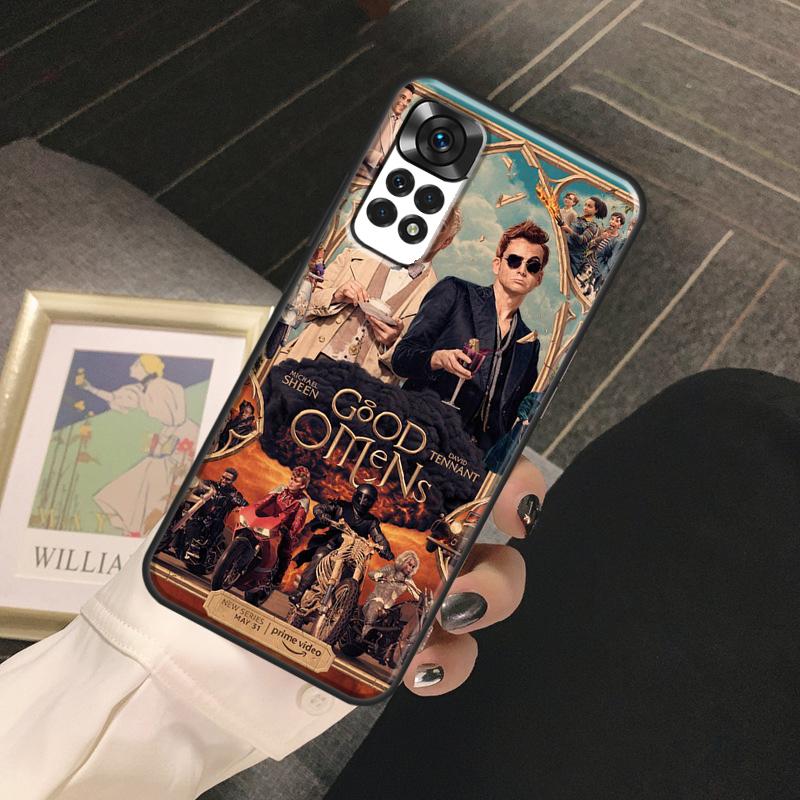 Чехол Good Omens для Xiaomi Redmi Note 14 9 10 11 12 13 Pro 9S 10S 11S 12S Redmi 13C 10C 12C 14C