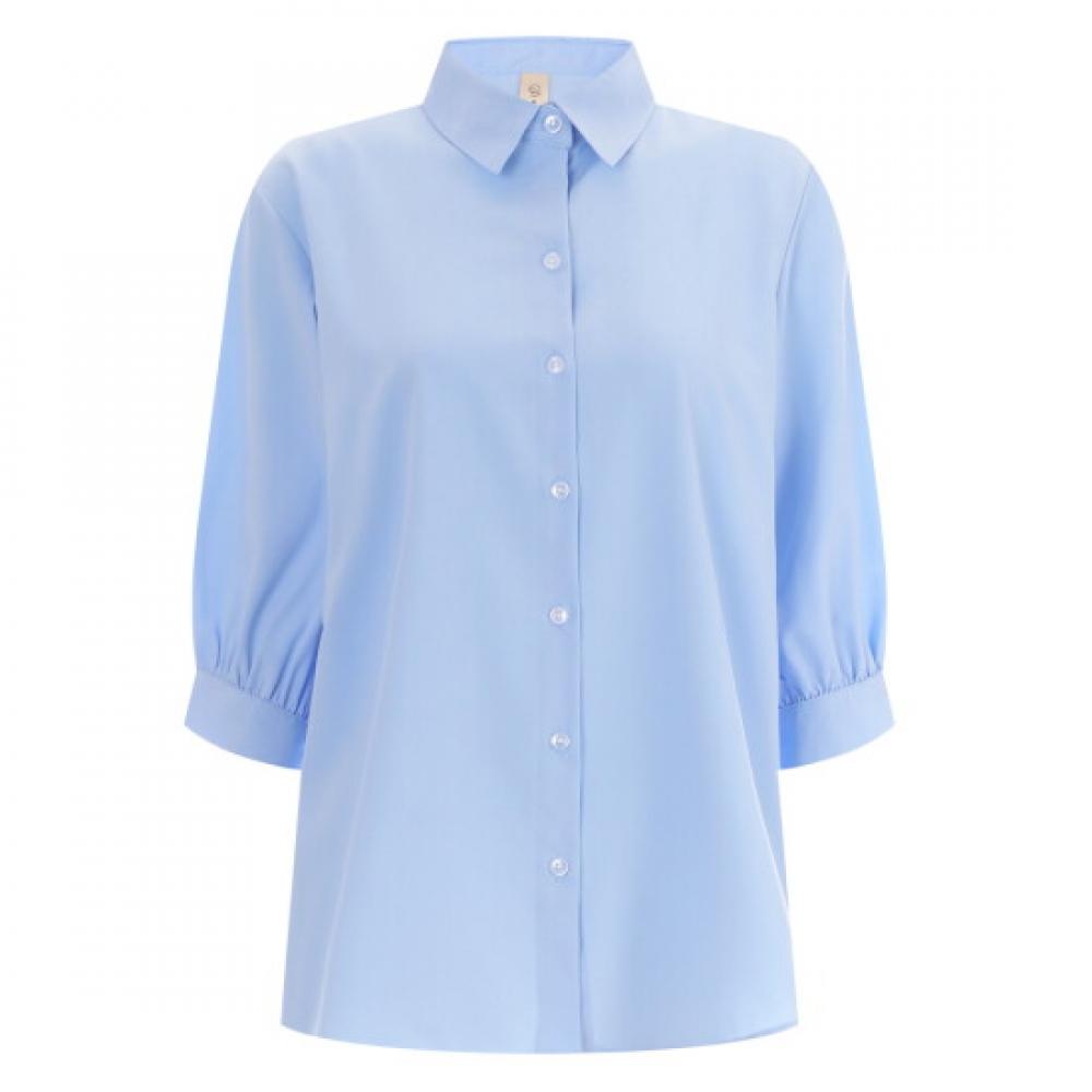 Shop Women Puff Sleeve Summer Short Sleeve Shirt Sora Bls Wnb 12028