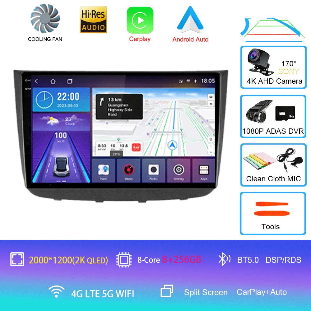 Android 14 Auto Carplay Car Radio Multimedia Player For Mercedes-Benz Vito 2 W639 Viano 2 2003 - 2015 Navigation GPS 4G+WIFI BT