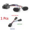 2Pcs H9/H11 To H4  Hi/Lo  Beam Headlight Splitter Harness Adapter H4 Wiring Harness Dual Beam Headlights