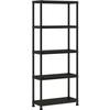 Storage Shelf - - ETAGERE PLUS 75/5 - 5 Shelves - Black