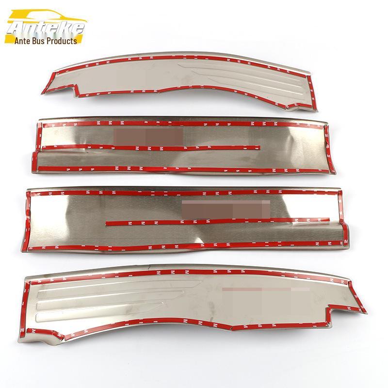 Накладки на пороги из нержавеющей стали против царапин и наклейки на педали приветствия для Peugeot 508