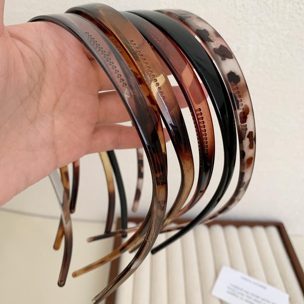 Модная форма оправы солнцезащитных очков Акриловые повязки для волос для женщин Зубчатая повязка на голову Противоскользящий бесследный обруч для волос Аксессуары для волос