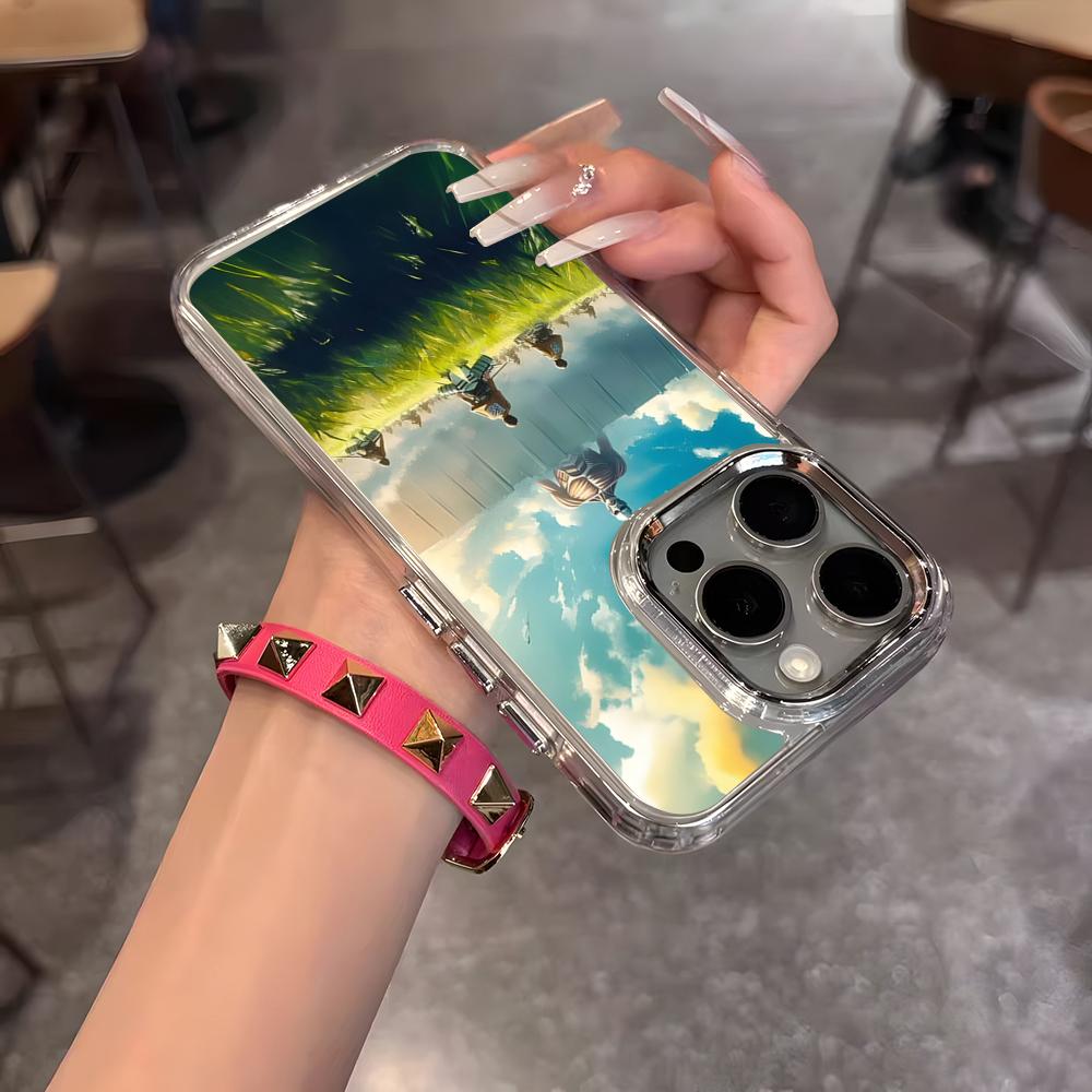 Чехол для телефона A-ATTACK ON T-TITAN Для IPhone 17 Air 16 15 14 13 12 11 Pro Pro Max Plus Прозрачный Мягкий Чехол