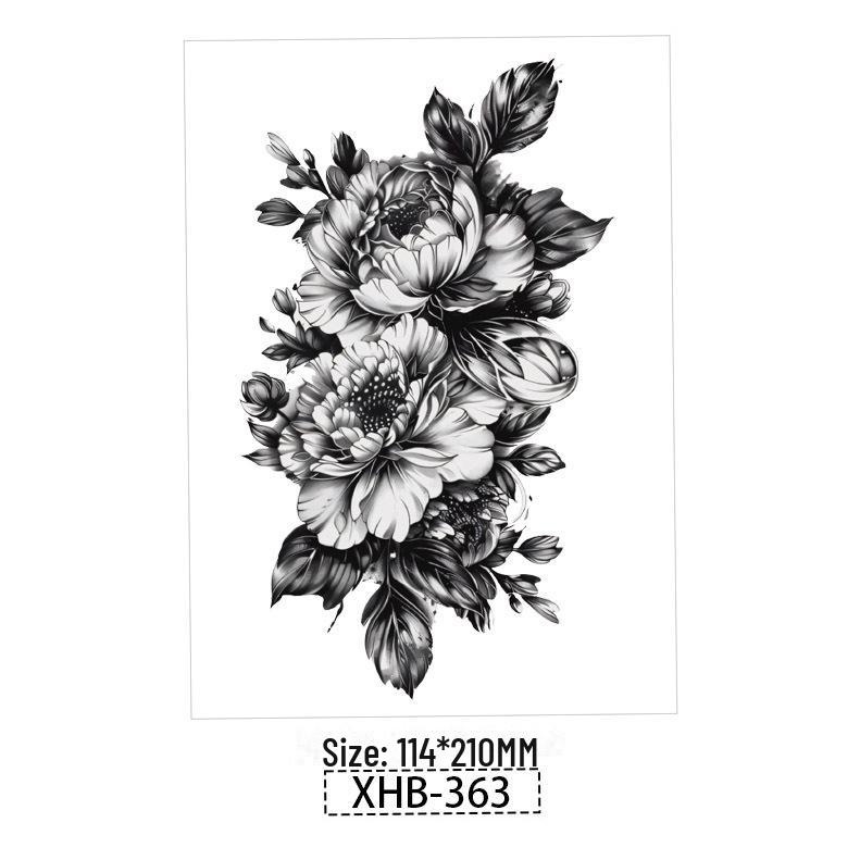 3D реалистичные временные татуировки-наклейки с изображением бабочек, тигров и змей