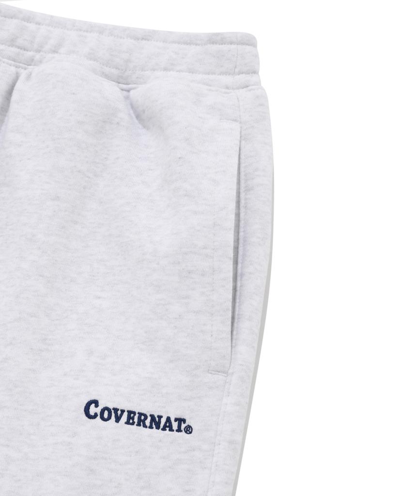 COVERNAT Authentic Logo Sweat Jogger Pants Heather Grey