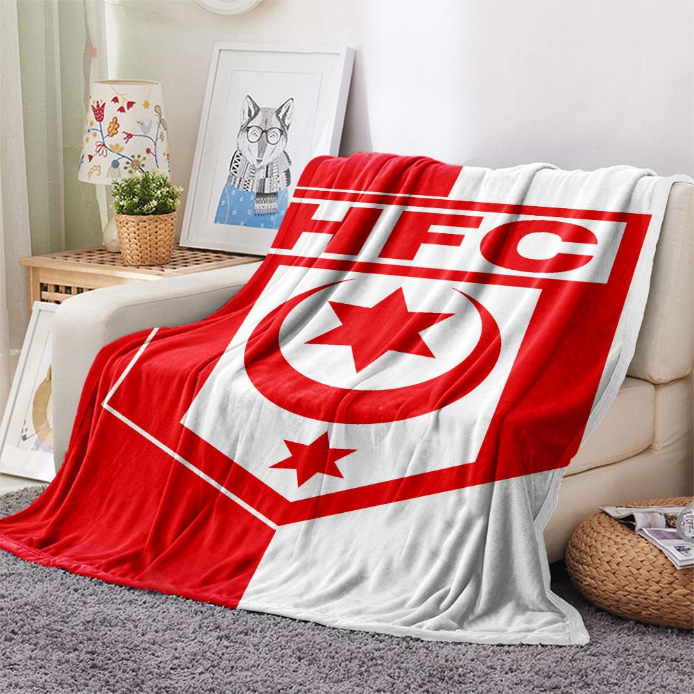 1PC Hallescher FC Patterned Flannel Blanket Suitable For All Seasons for Home Decor Warmth and Comfort Gifts Holiday Present