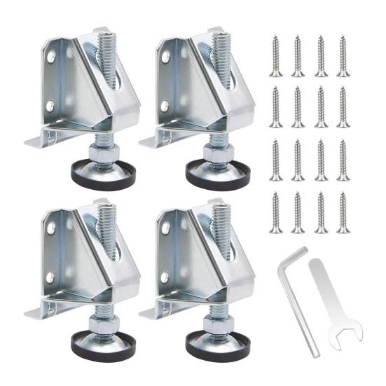 Ножки для выравнивания мебели, грузоподъемность 330 фунтов, регулировка высоты, нескользящая конструкция, комплект ножек для выравнивания мебели