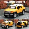 1/32 TOYOTA Cruiser FJ игрушечная модель автомобиля литой сплав внедорожник внедорожная коллекция инерционный звук и свет подарок для детей мальчиков
