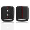 New Car Key Flat Square Silicone Case For Nissan Qashqai Micra Navara Almera Note Fob Rubber Cover 2 Button Remote Auto Shell