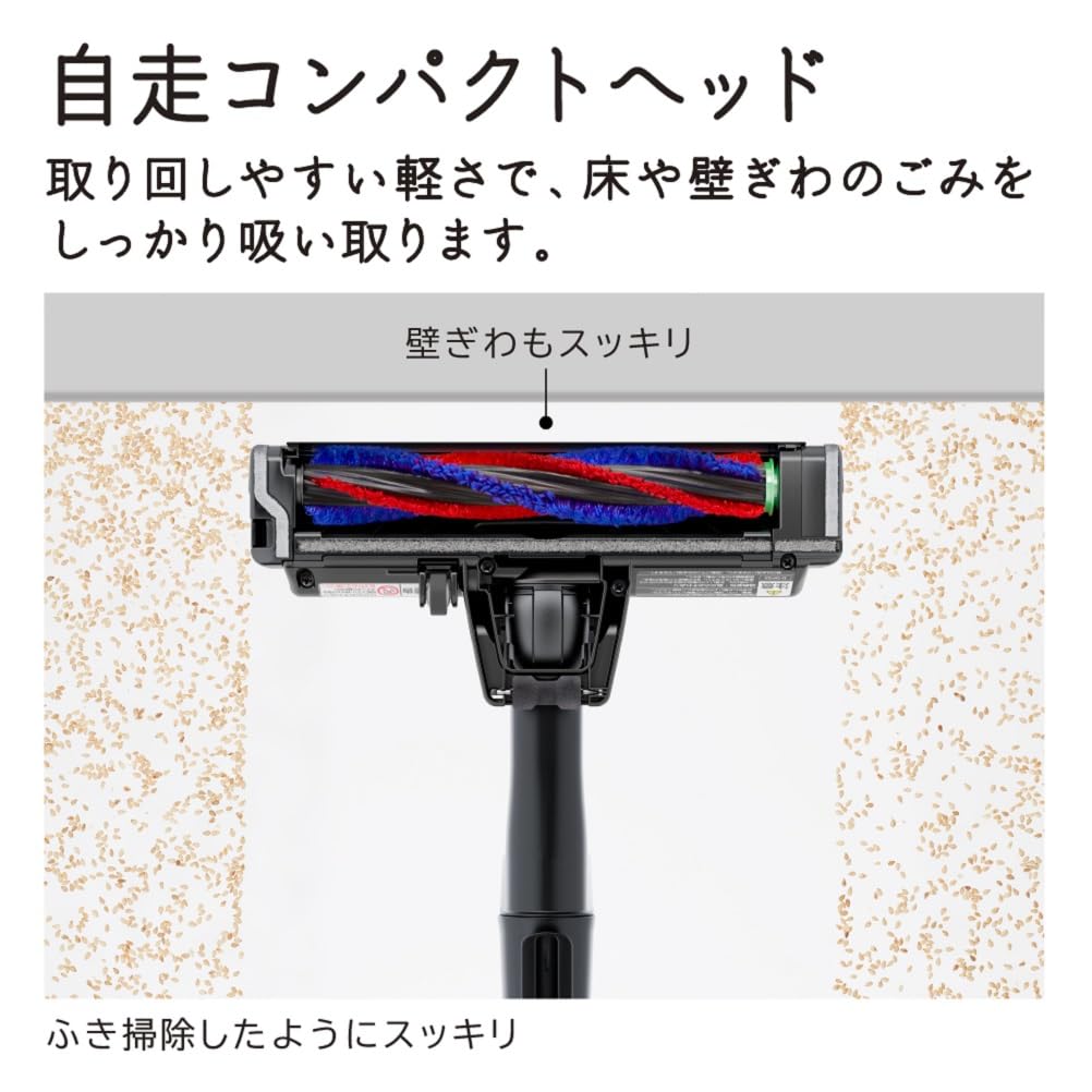 Hitachi Vacuum Cleaner Sugokaru Stick Cordless Stick Cleaner W White Made In Japan Lightweight Handy Cleaner PV-BS1L Self-propelled