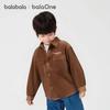 Balabala Boys' Cotton Corduroy Long-Sleeve Shirt