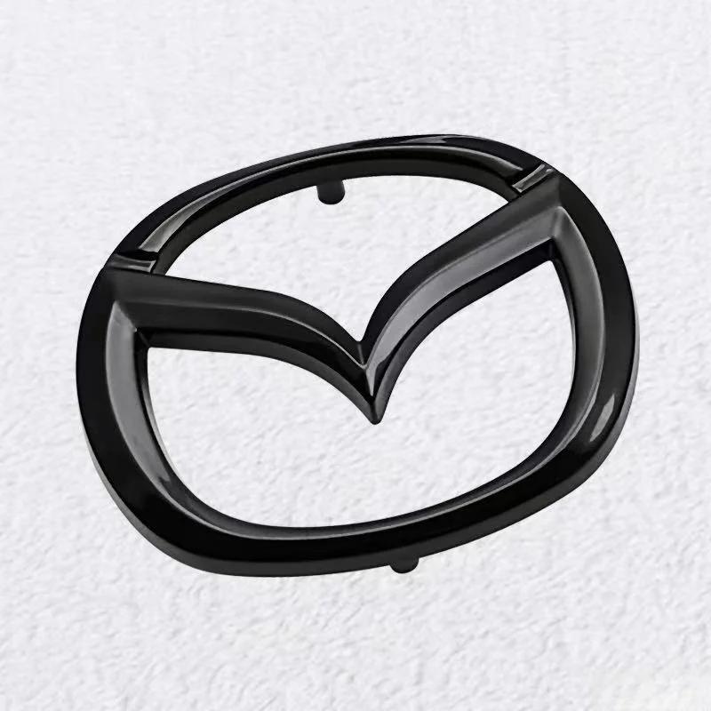 1pcs 3D ABS for Mazda 57x45mm Car Steering Wheel covers emblem Sticker steer wheel Badge Decal styling auto Accessories nnh3
