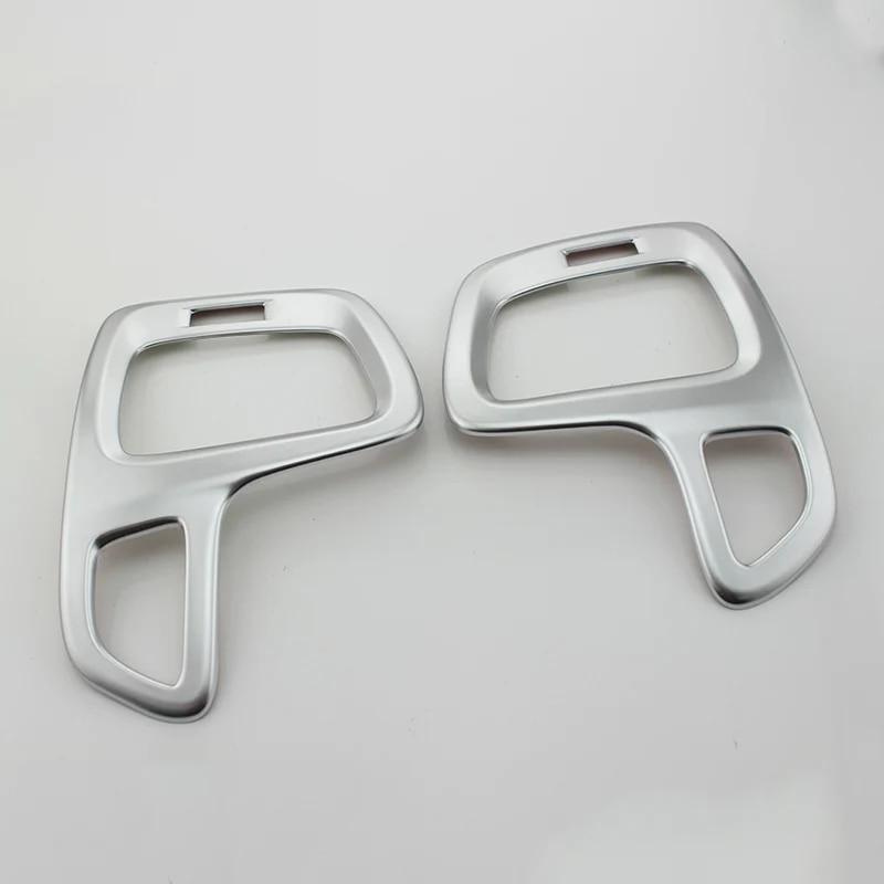 My Good Car Car Chrome Air Vent Protective Cover Air Conditioner Outlet Trim Sticker for Jeep Compass 2017 2018 Accessories