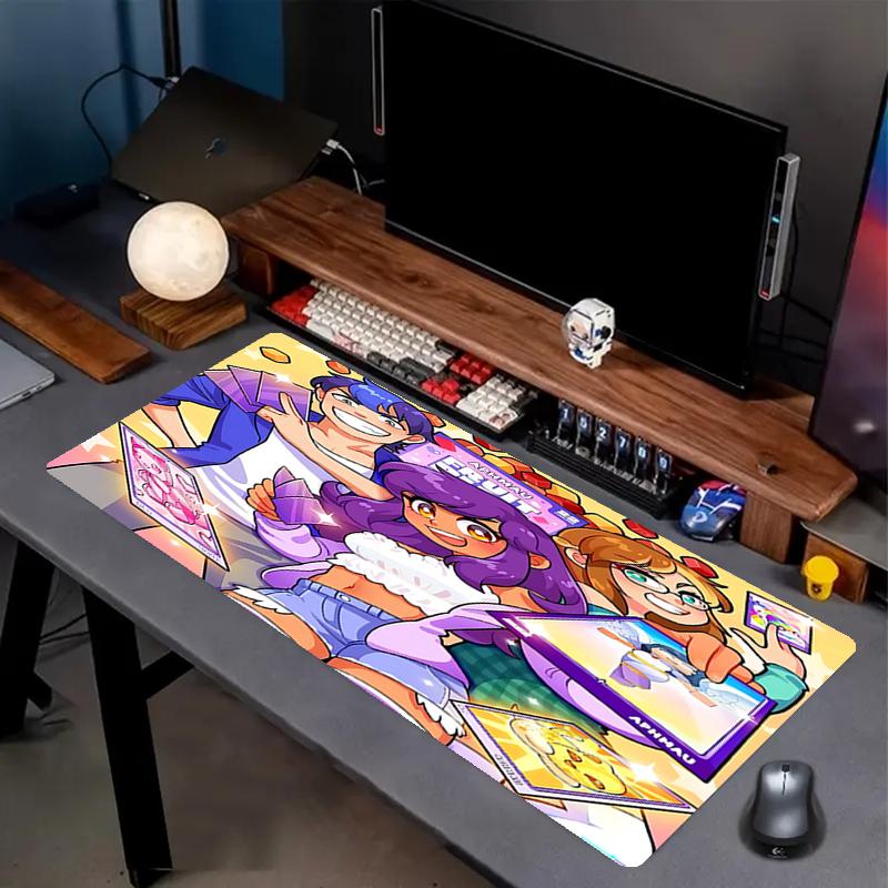 Aphmau Theme Mouse Pad, Non Slip Rubber Base, Multifunctional Office & Home Decor, Perfect for Workspace Personalization.