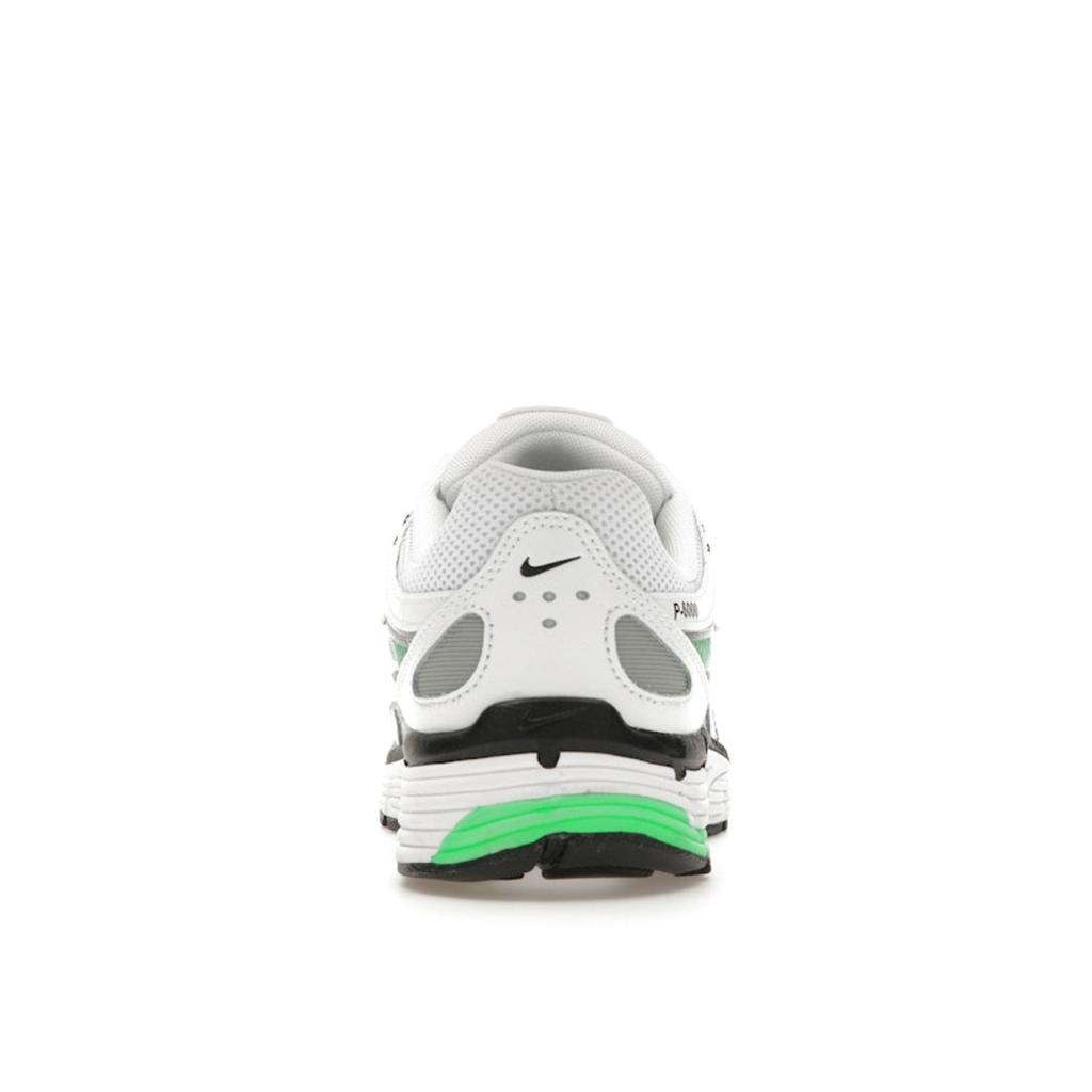 Nike P-6000 White Spring Green Unisex Sneakers Metallic-Silver Black CD6404-104