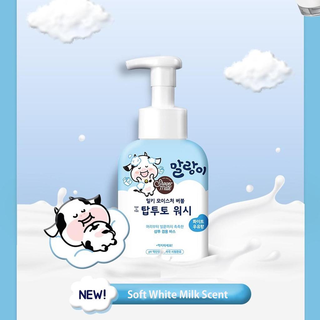 SHOWERMATE Malang-i Top To Toe Milky Moisture Bubble Body Wash (500ml 16.97fl.oz) Strawberry Milk Scent