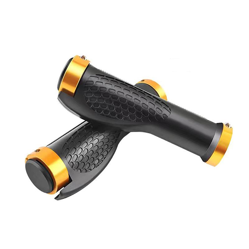 Bicycle Grips Soft Rubber For Mountain Bike Shockproof Anti-Slip Handlebar Cover Lock On Ergonomic Cycling Handle Bar Parts