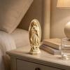 Virgin Mary Statue, Religious Resin Sculpture, Blessed Holy Mother Figurine for Catholic Home Desk Decor