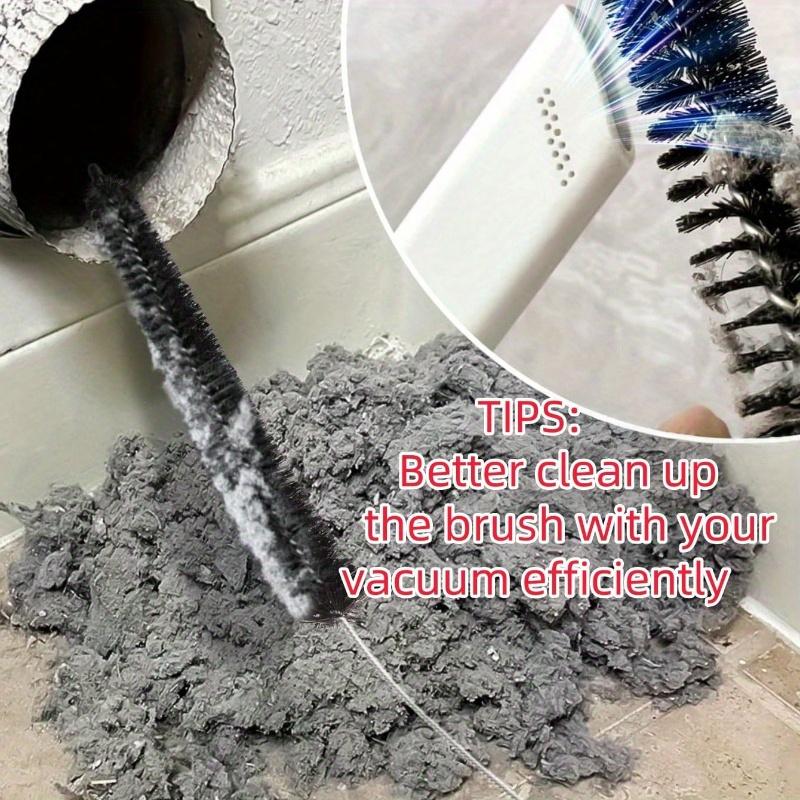 1 шт. Набор для чистки вентиляционного отверстия сушилки Щетка для ворса сушилки Очиститель вентиляционного отверстия Длинная гибкая щетка для улавливания ворса сушилки холодильника Газовый электрический Предотвращение пожара Вытяжной