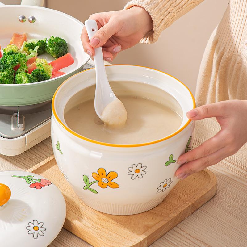 2,5 л очень большая банка для жира керамическая термостойкая банка для перца и риса с крышкой банка для солений и приправ