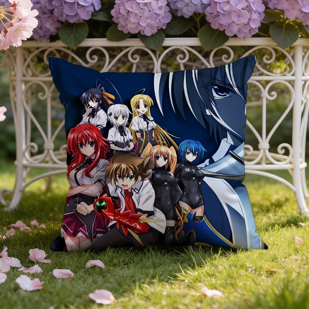 H-High School DxD Наволочка для подушки Домашняя и автомобильная Двухцелевая наволочка: Двусторонняя конструкция для максимального комфорта